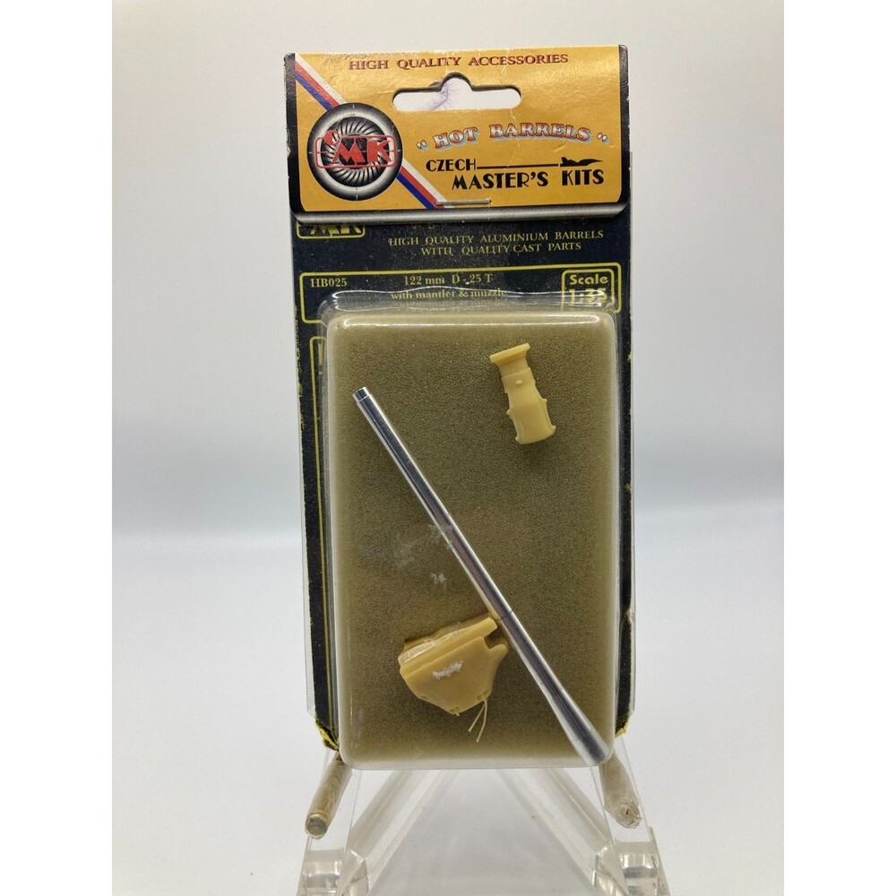CMK 122mm w/ Mantlet Metal Barrel Muzzle Scale 1:35 HB025 Czech Master's Kits